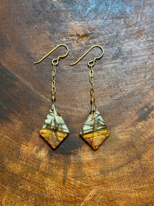 Ethically-sourced Red Creek Jasper Drops