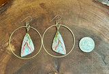 Laguna Lace Agate Hoops