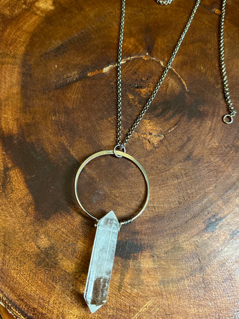 Quartz Silver Necklace