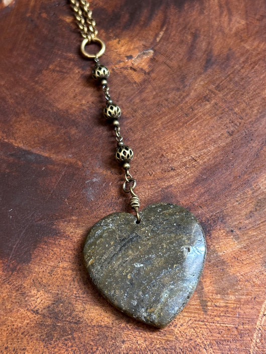 Ocean Jasper Love Necklace