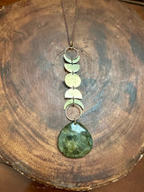 Labradorite Moon Phases Necklace
