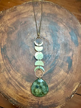 Labradorite Moon Phases Necklace