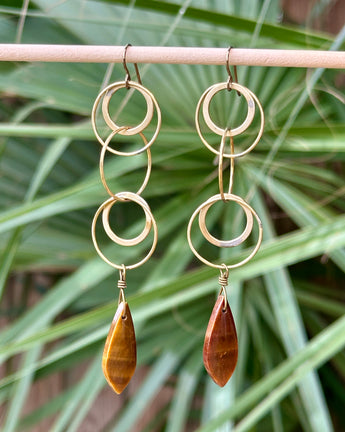 Tiger's Eye Dangles