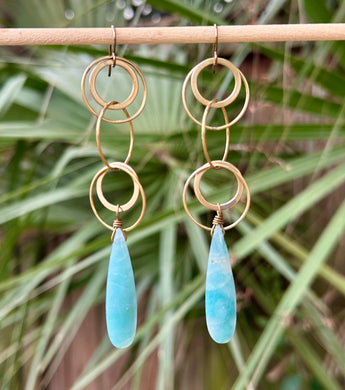Amazonite Full Moon Drops