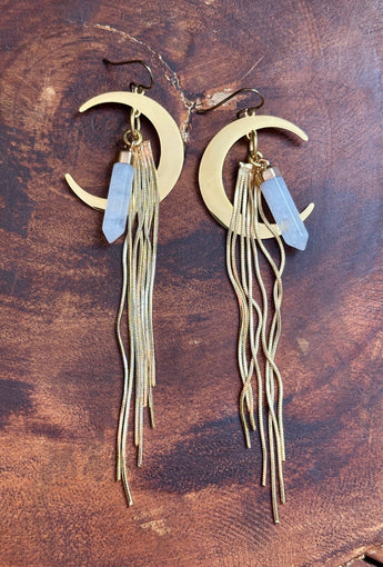 Quartz Crescent Moon Dusters