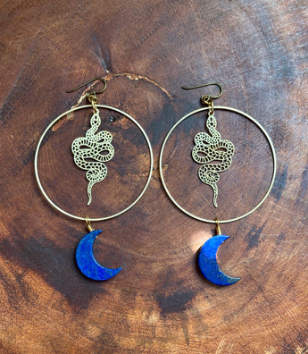 Lapis lazuli Snake Charmers
