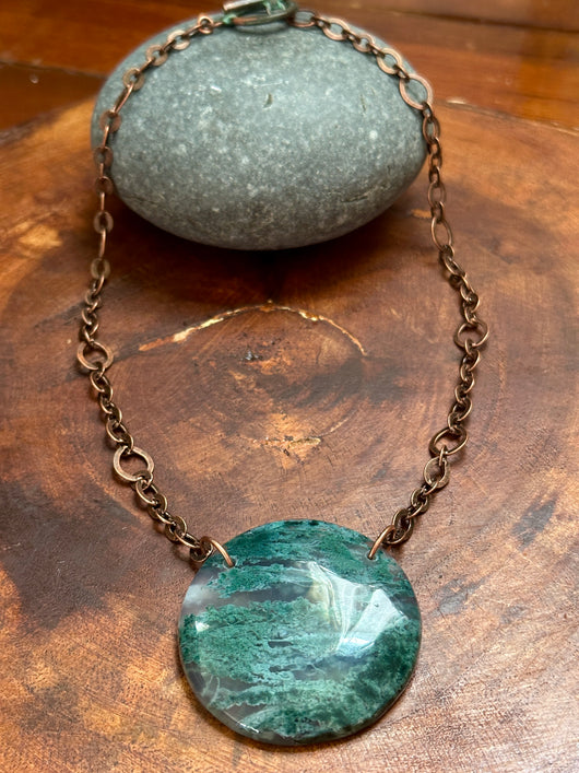 Moss Agate Moon