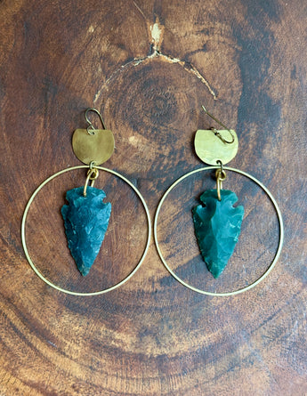 Agate of the Warriors Arrowhead Hoops