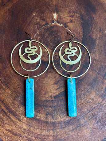 Turquoise Dolomite Snake Moons