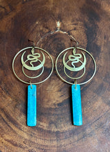Turquoise Dolomite Snake Moons