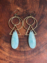 Hemimorphite Geometric Hoops