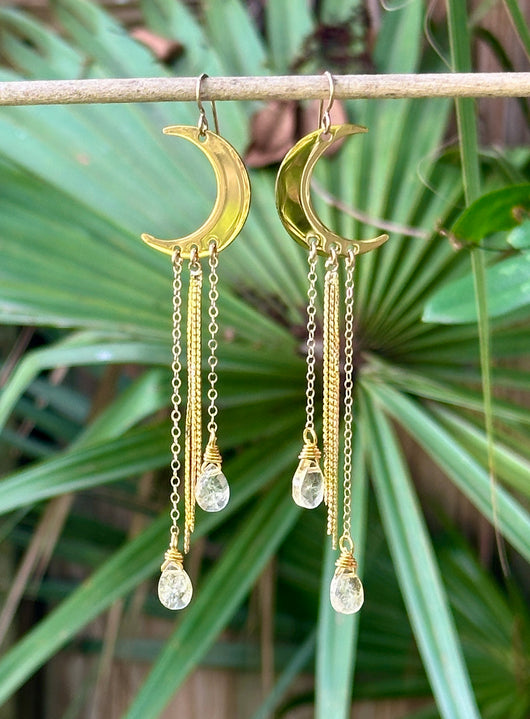 Citrine Celestial Dangles