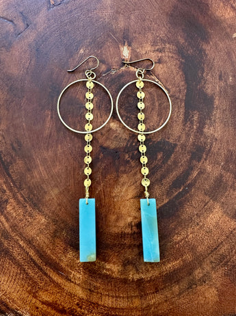 Amazonite Dangles
