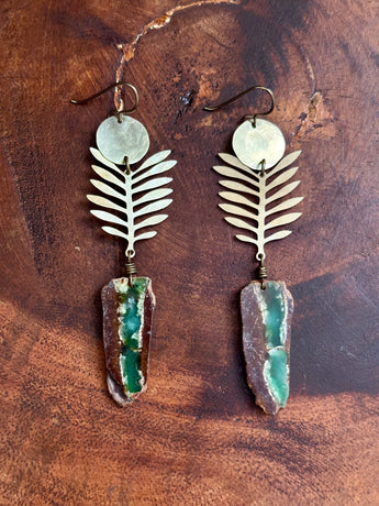 Chrysoprase Moon Fronds