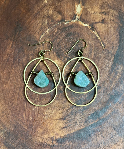 Green Kyanite Drops