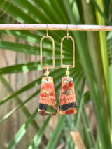 Natural Peanut Obsidian Drops