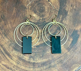 Onyx Hoops