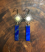 Lapis lazuli Sunbursts