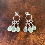 Prehnite Sterling Drops