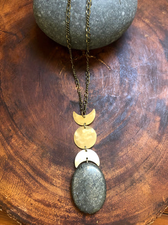 Pyrite Moon Phases Drop