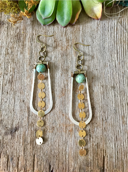 Our Signature African Turquoise Dangles